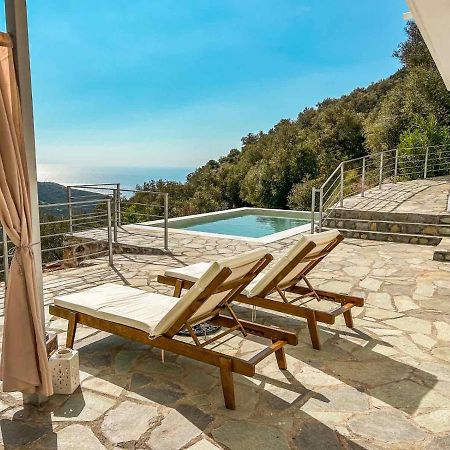 הוילה Kámbos Kampos View - Quiet House At The End Of The Road, Private Pool מראה חיצוני תמונה