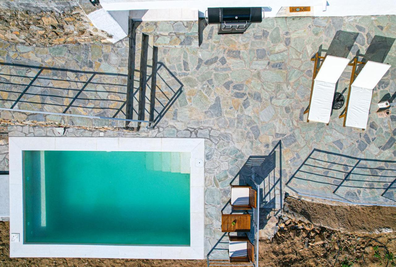 הוילה Kámbos Kampos View - Quiet House At The End Of The Road, Private Pool מראה חיצוני תמונה