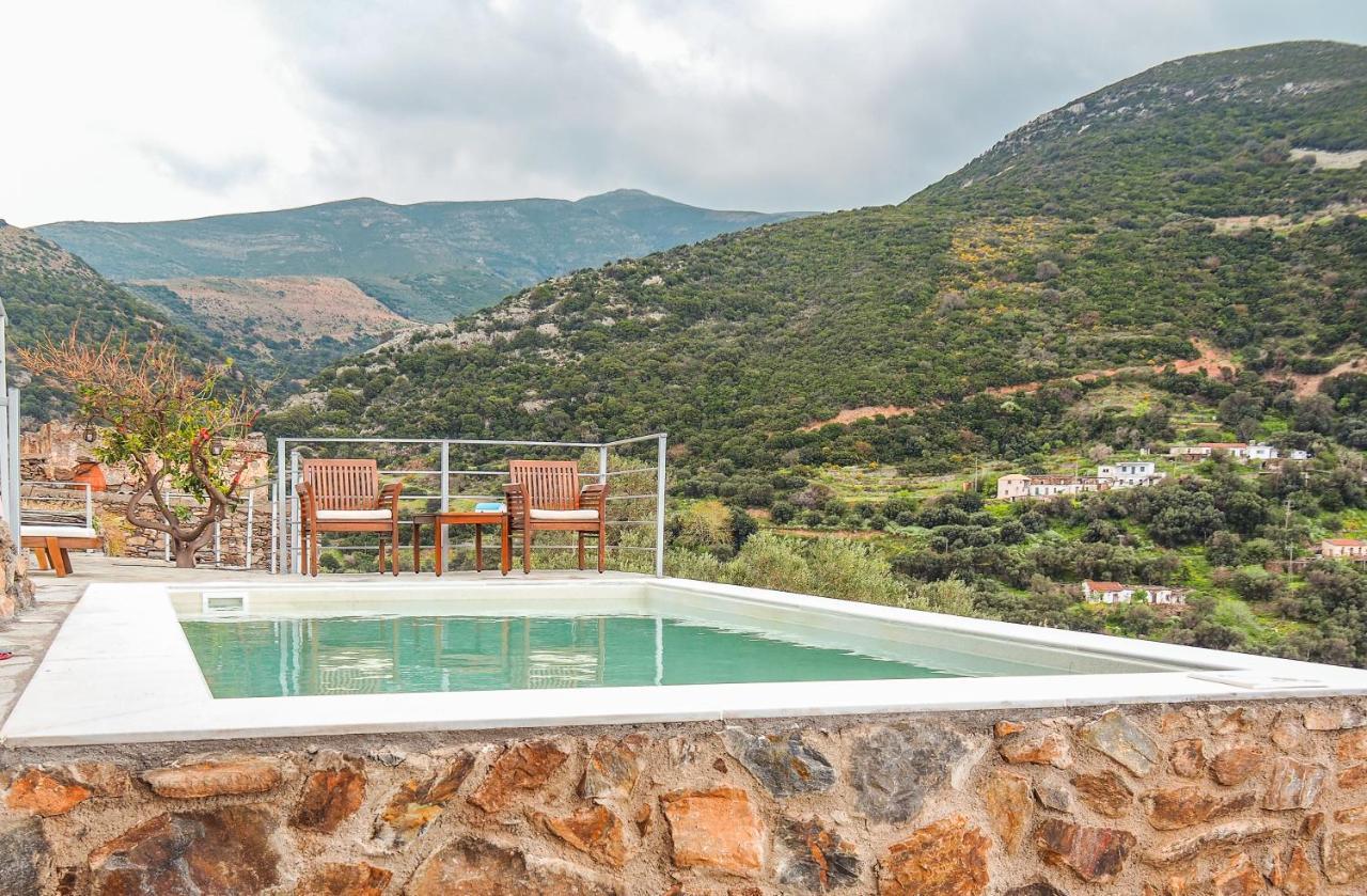הוילה Kámbos Kampos View - Quiet House At The End Of The Road, Private Pool מראה חיצוני תמונה